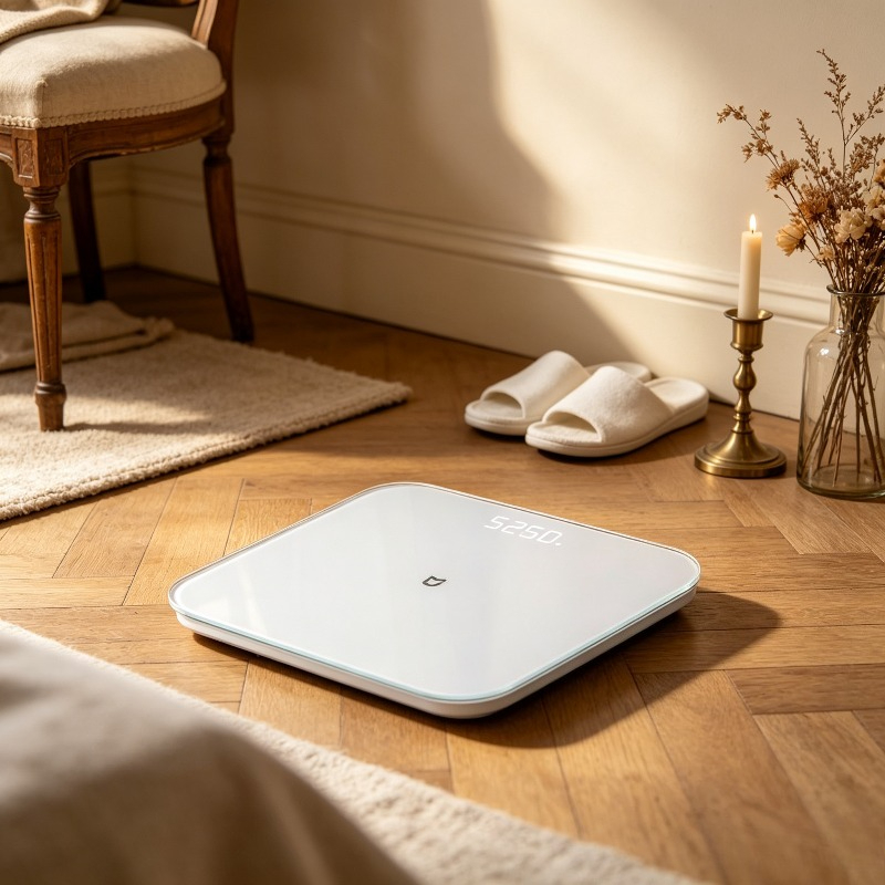 Home Gym Body Solid - Timbangan Badan Digital Presisi Tinggi, Monitor
