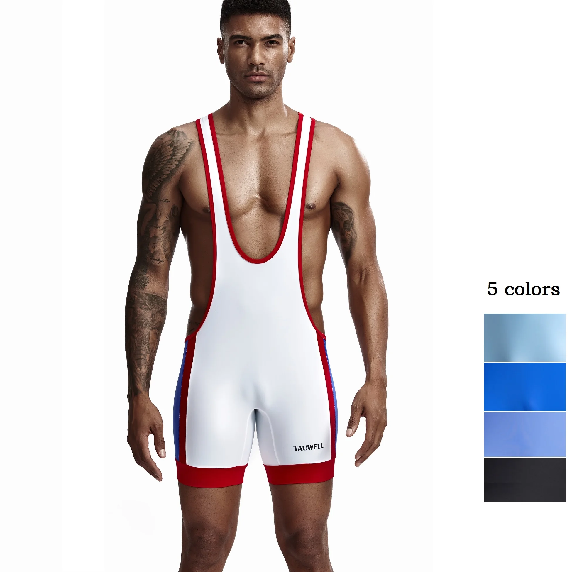 Home Gym Body Solid - TAUWELL Bodysuit pembentuk badan pria, Jumpsuit