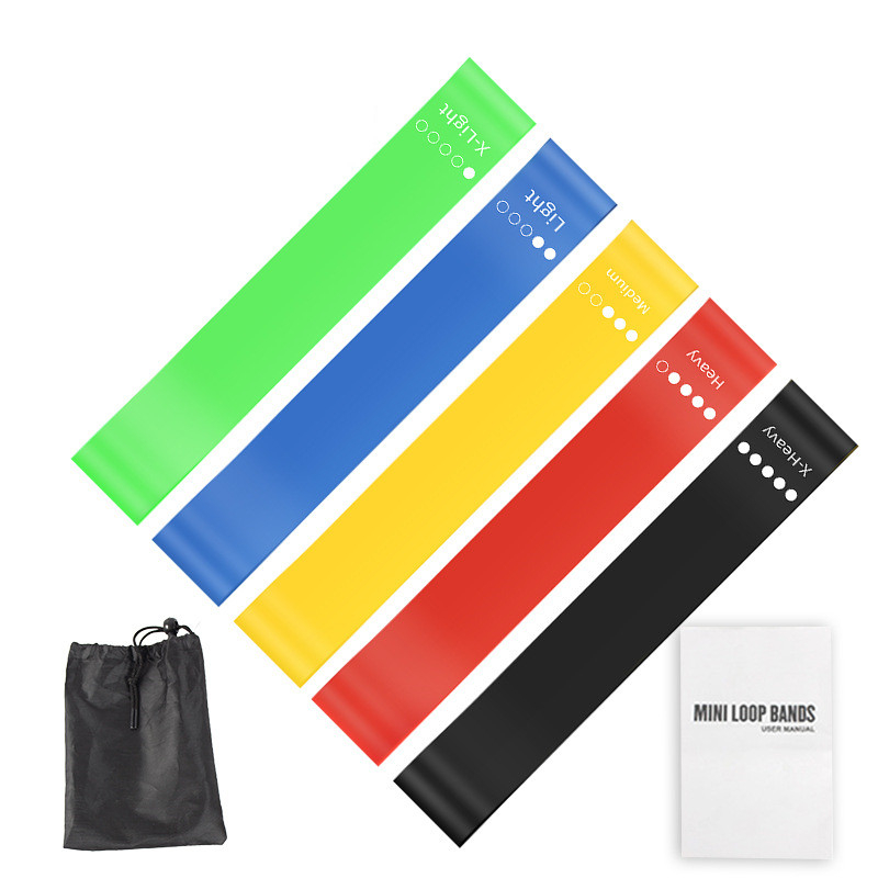 Home Gym Mini - 5 Buah Set Tali Resistensi TPE