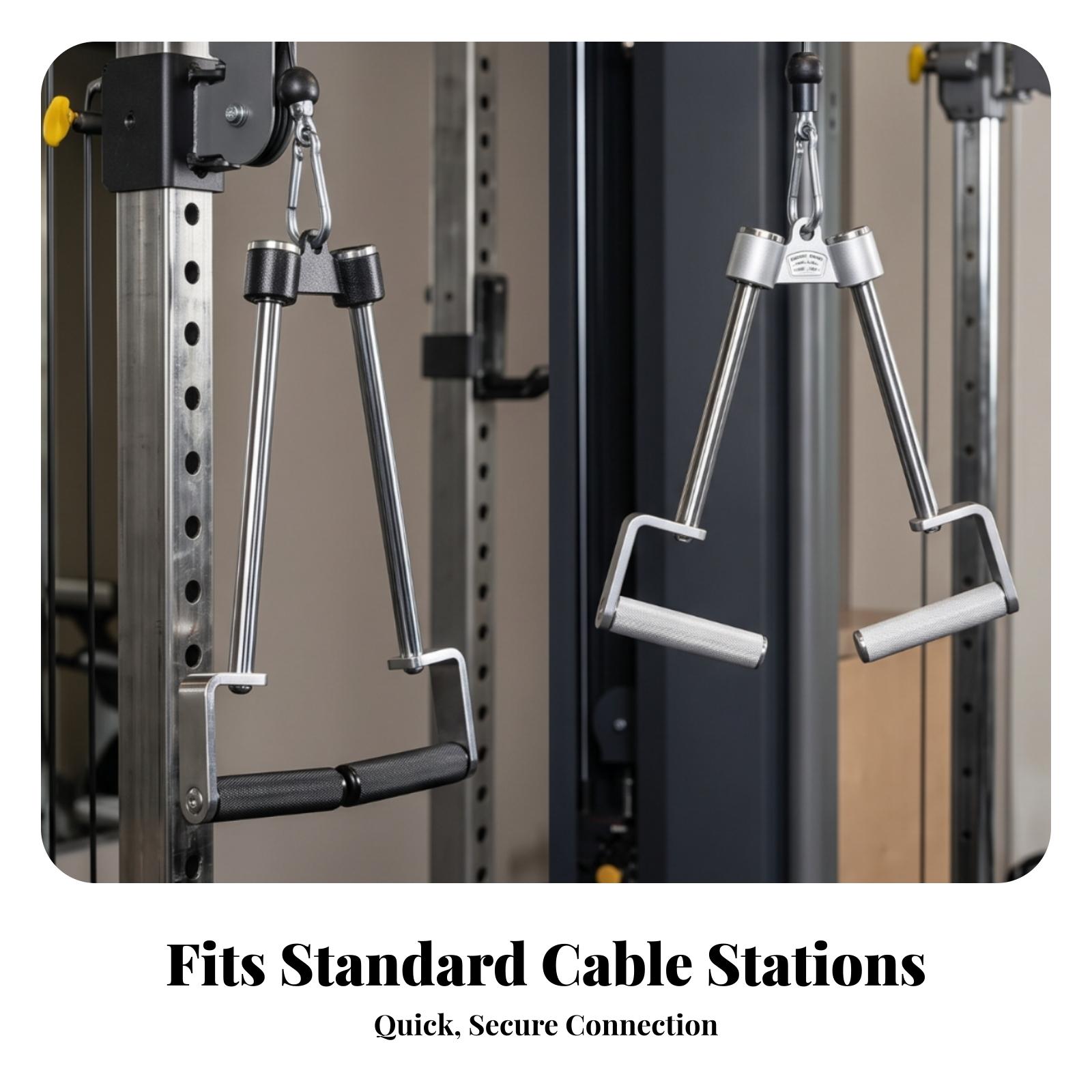 Home Gym Cable Pulley System - Pegangan Gym Premium dengan Kabel dan