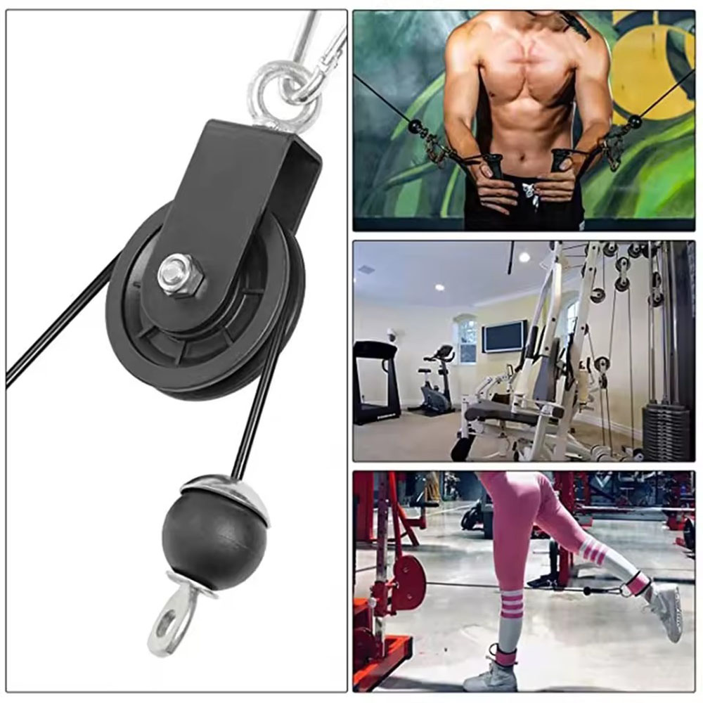 Kabel Katrol Fitness 2 2.5 3m  - Home Gym Cable Pulley System ulasan dan harga