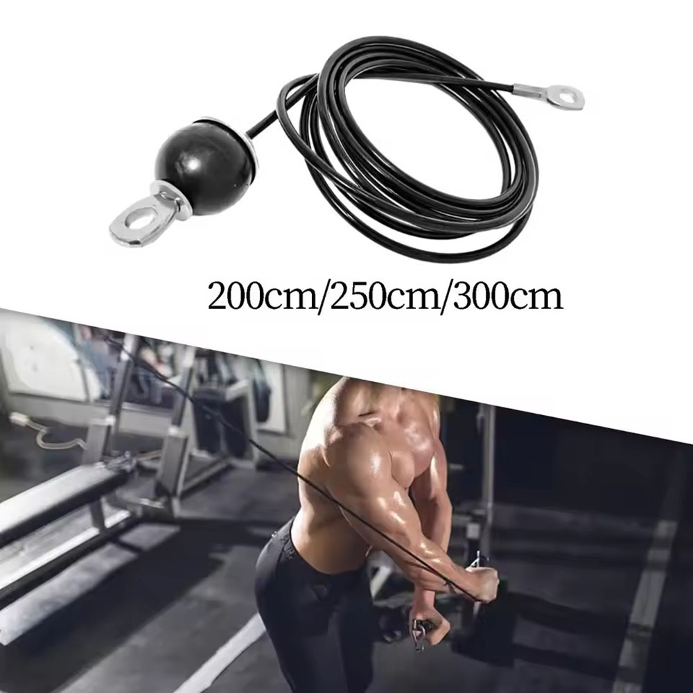 Kabel Katrol Fitness 2 2.5 3m  - Home Gym Cable Pulley System ulasan dan harga