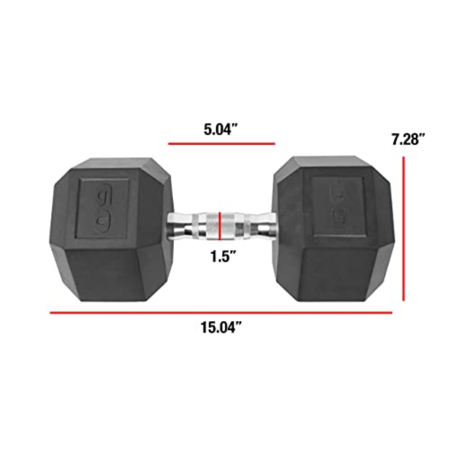 Dumbbell Hexagonal Besi Cor Be - Home Gym Body Solid ulasan dan harga