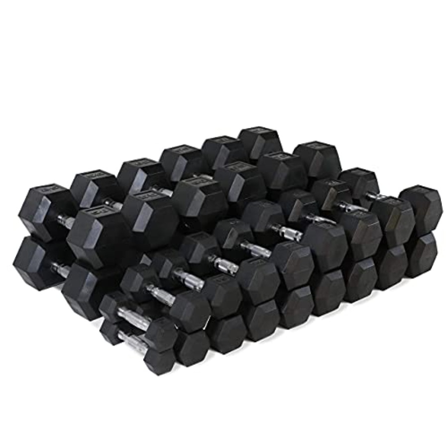 Dumbbell Hexagonal Besi Cor Be - Home Gym Body Solid ulasan dan harga