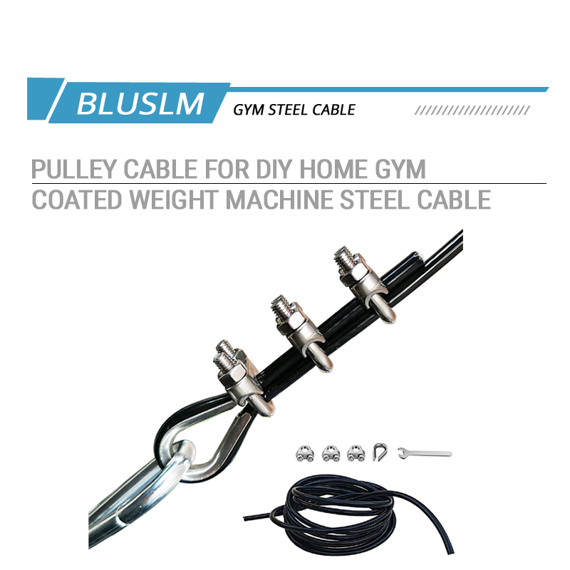 Kabel Pengganti Baja Berlapis  - Home Gym Cable Pulley System ulasan dan harga