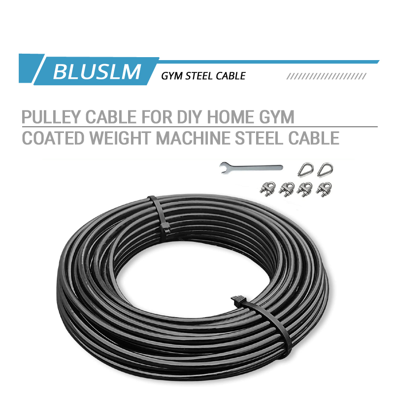 Kabel Pengganti Baja Berlapis  - Home Gym Cable Pulley System ulasan dan harga