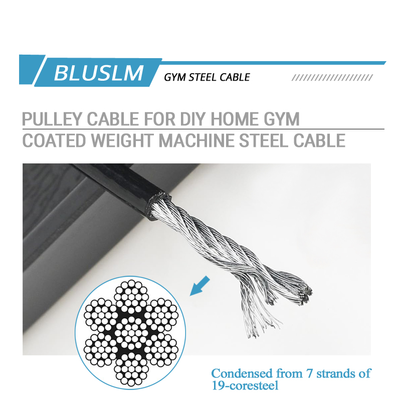 Kabel Pengganti Baja Berlapis  - Home Gym Cable Pulley System ulasan dan harga