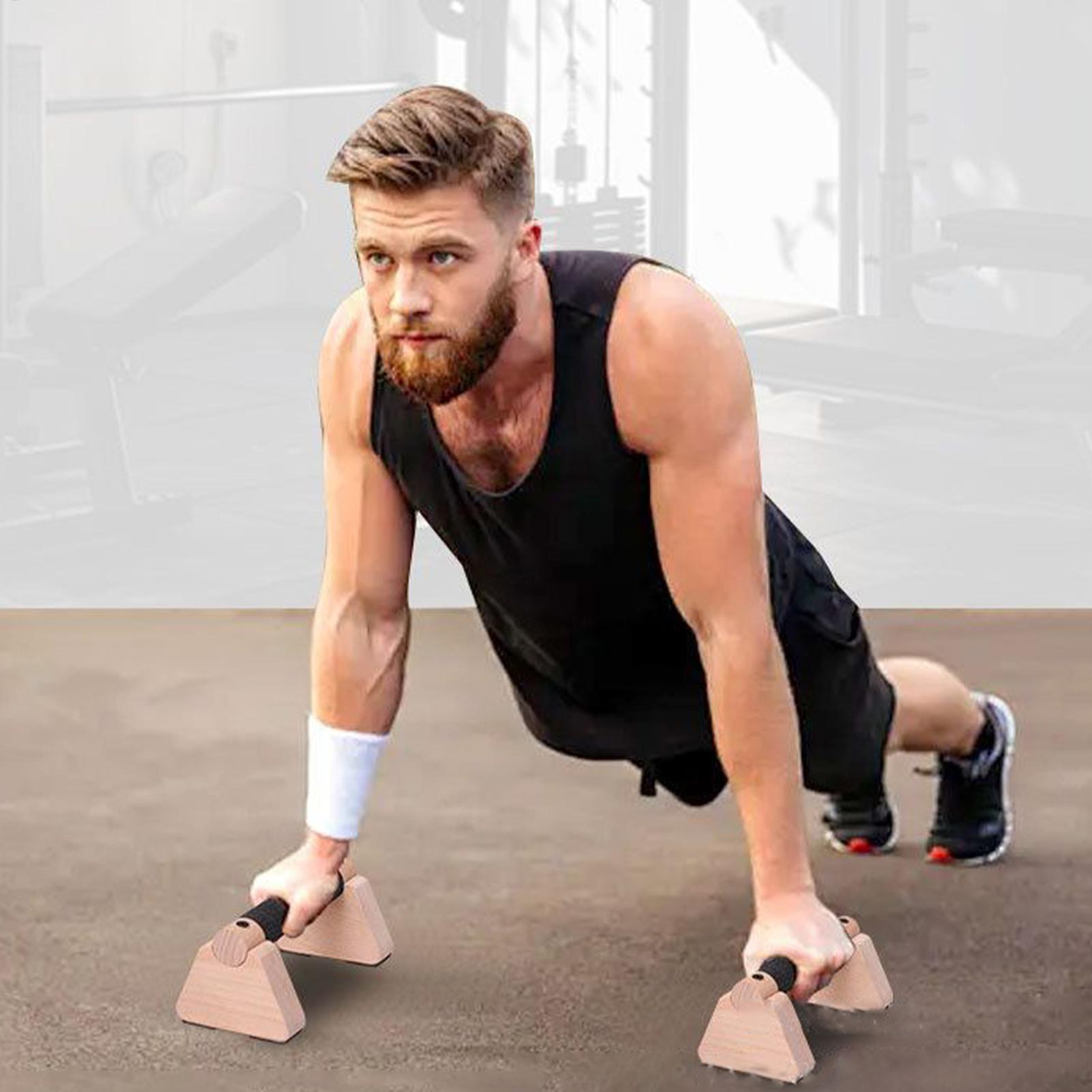 Bar Senam Kayu Bar Push-Up Par - Home Gym Body Solid ulasan dan harga