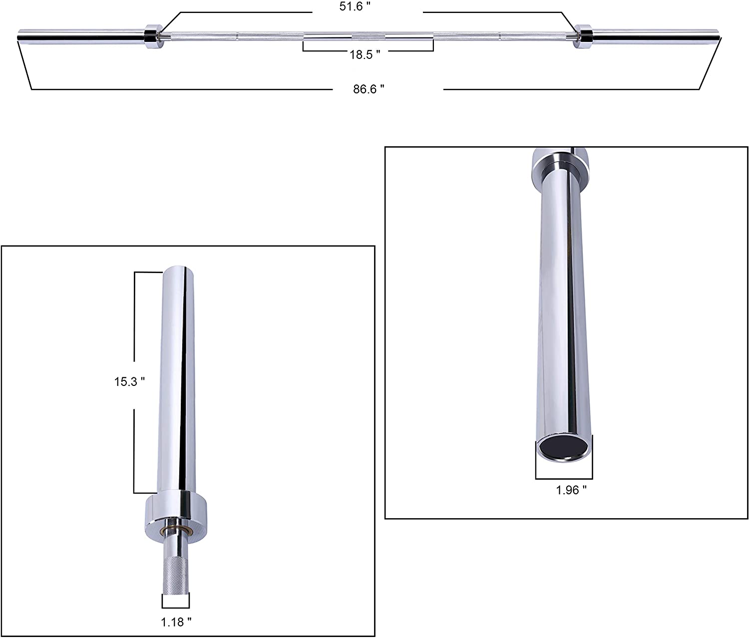Barbel Baja Padat Hard Chrome  - Home Gym Body Solid ulasan dan harga