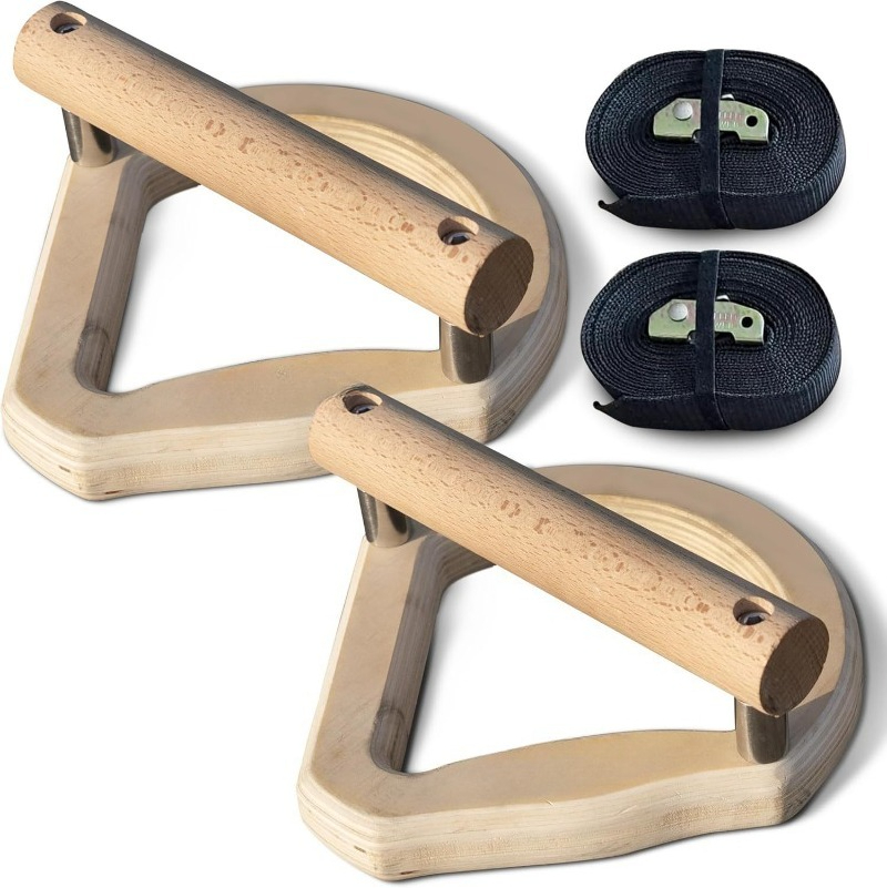 Braket Push-Up Kayu Solid untu - Home Gym Body Solid ulasan dan harga
