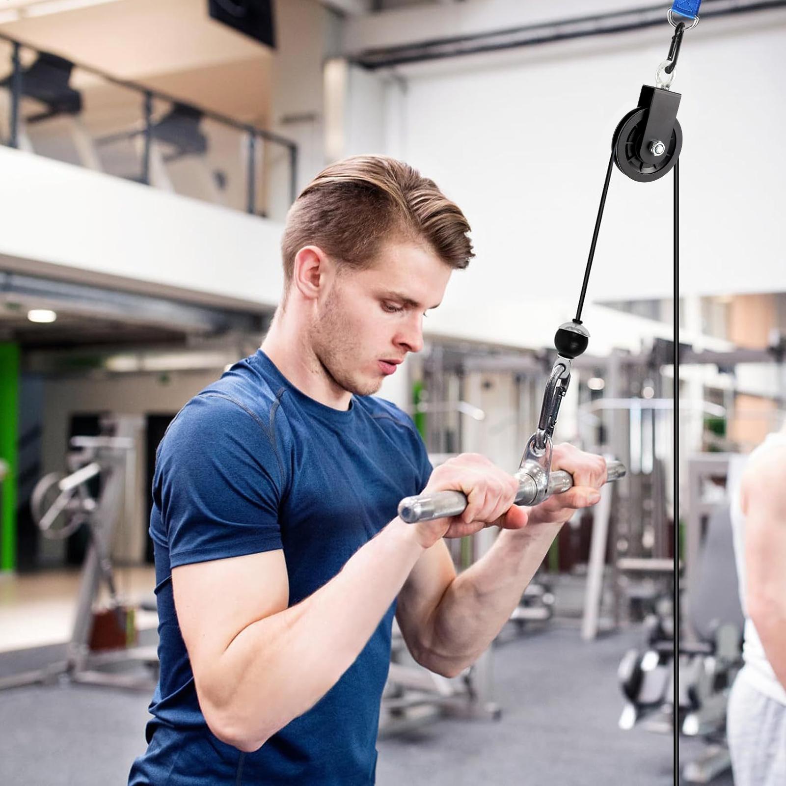 Roda Katrol Gym Baja Tahan Lam - Home Gym Cable Pulley System ulasan dan harga