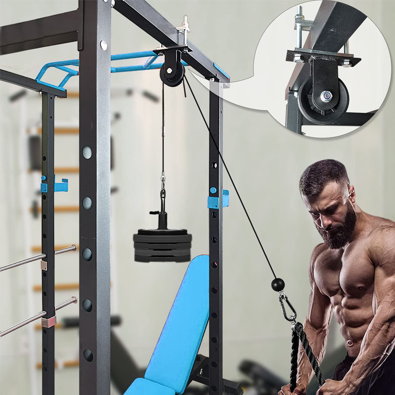 Sistem Katrol Tugas Berat - Me - Home Gym Cable Pulley System ulasan dan harga