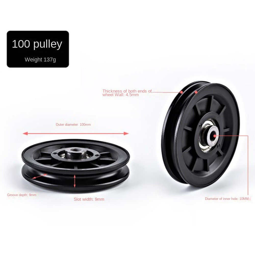 Roda Katrol Bantalan Nilon Hit - Home Gym Cable Pulley System ulasan dan harga